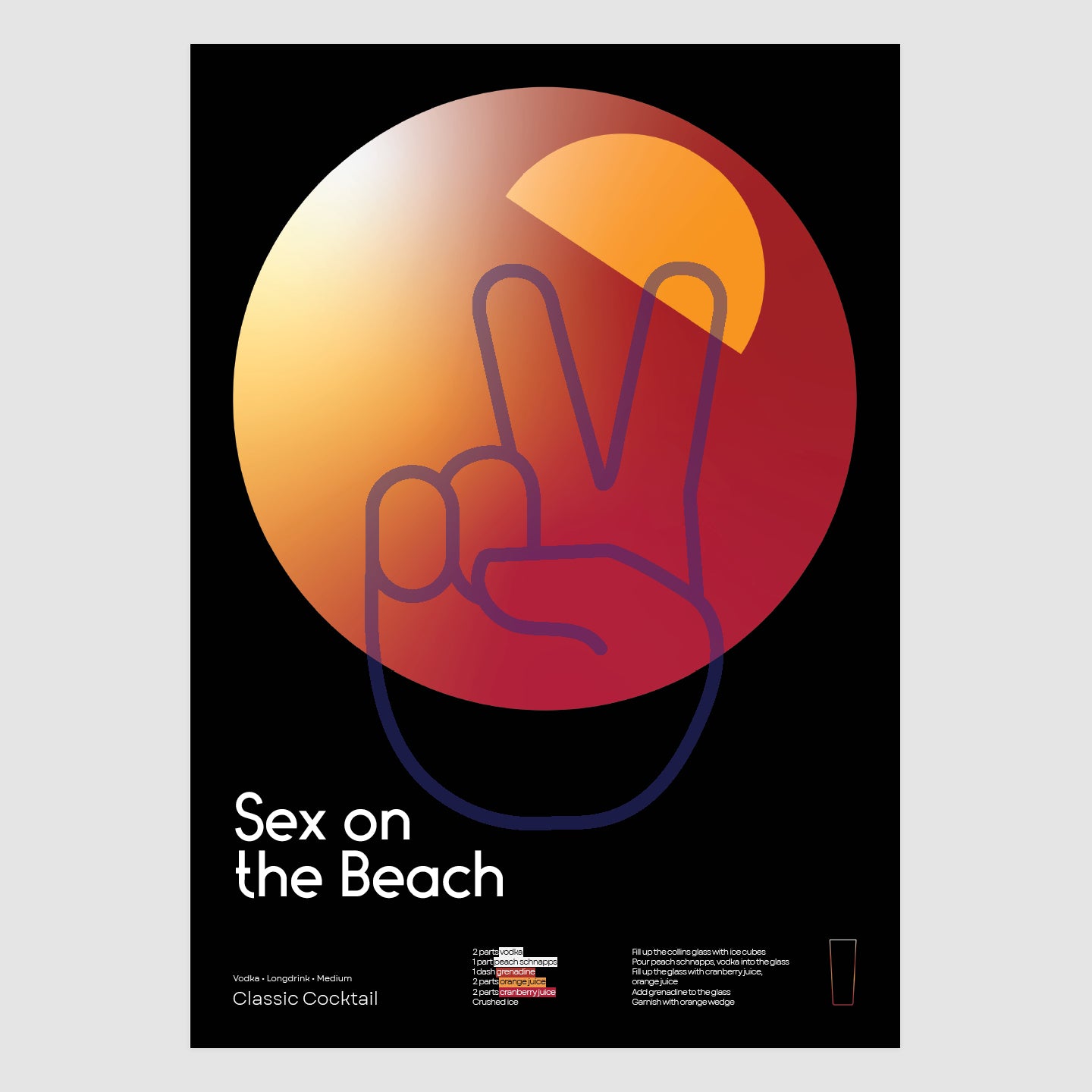 Sex on the Beach – Cocktail Mix