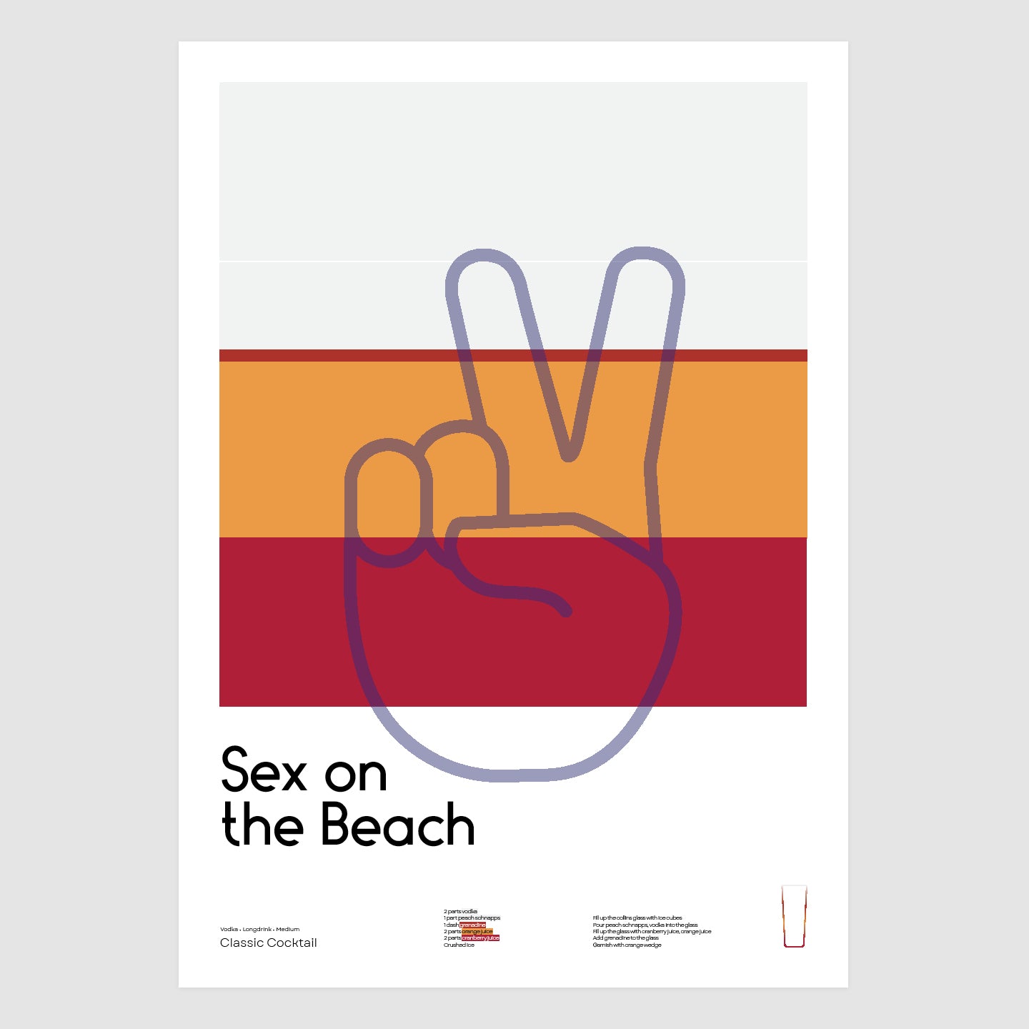 Sex on the Beach - Cocktail Parts