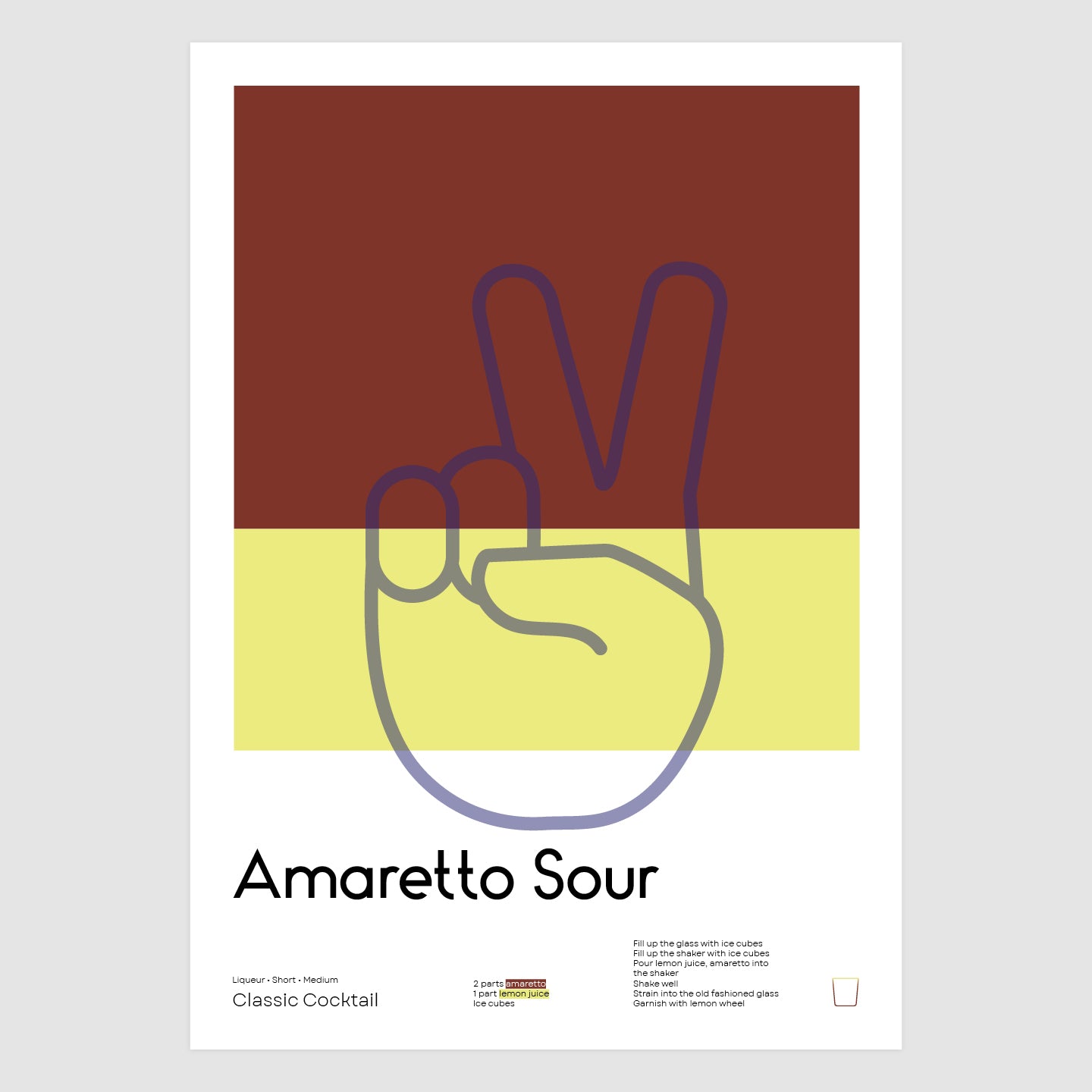 Amaretto Sour - Cocktail Parts