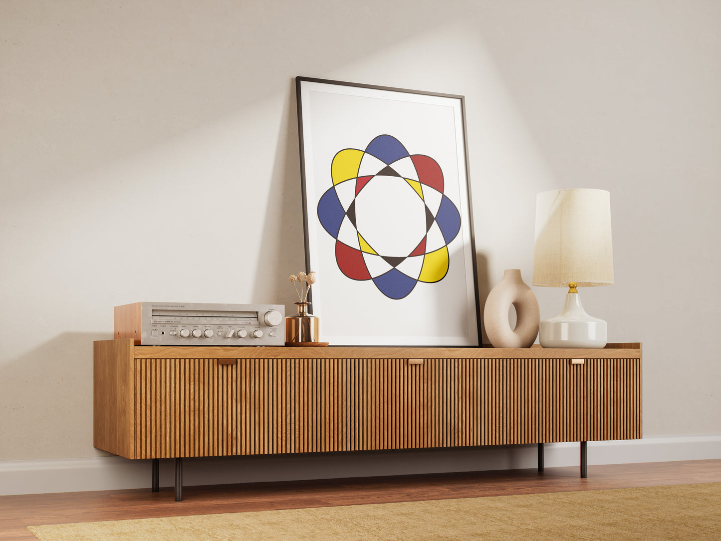 Bauhaus Oval Flower
