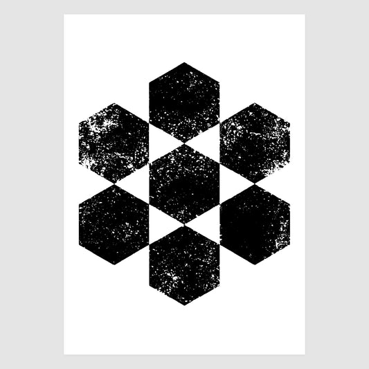 Grunge Hexaflake